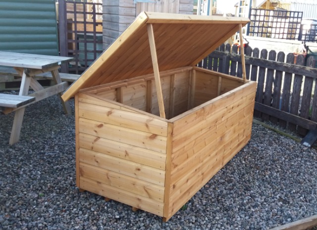 Kingston Garden Chest available in two sizes from Taunton Sheds